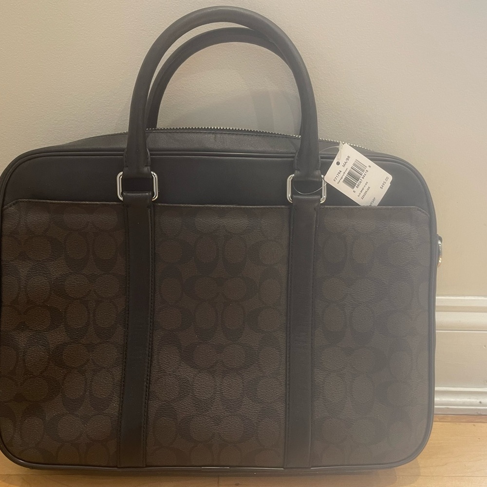 Coach Men’s Brief, Computer Bag, New with tag